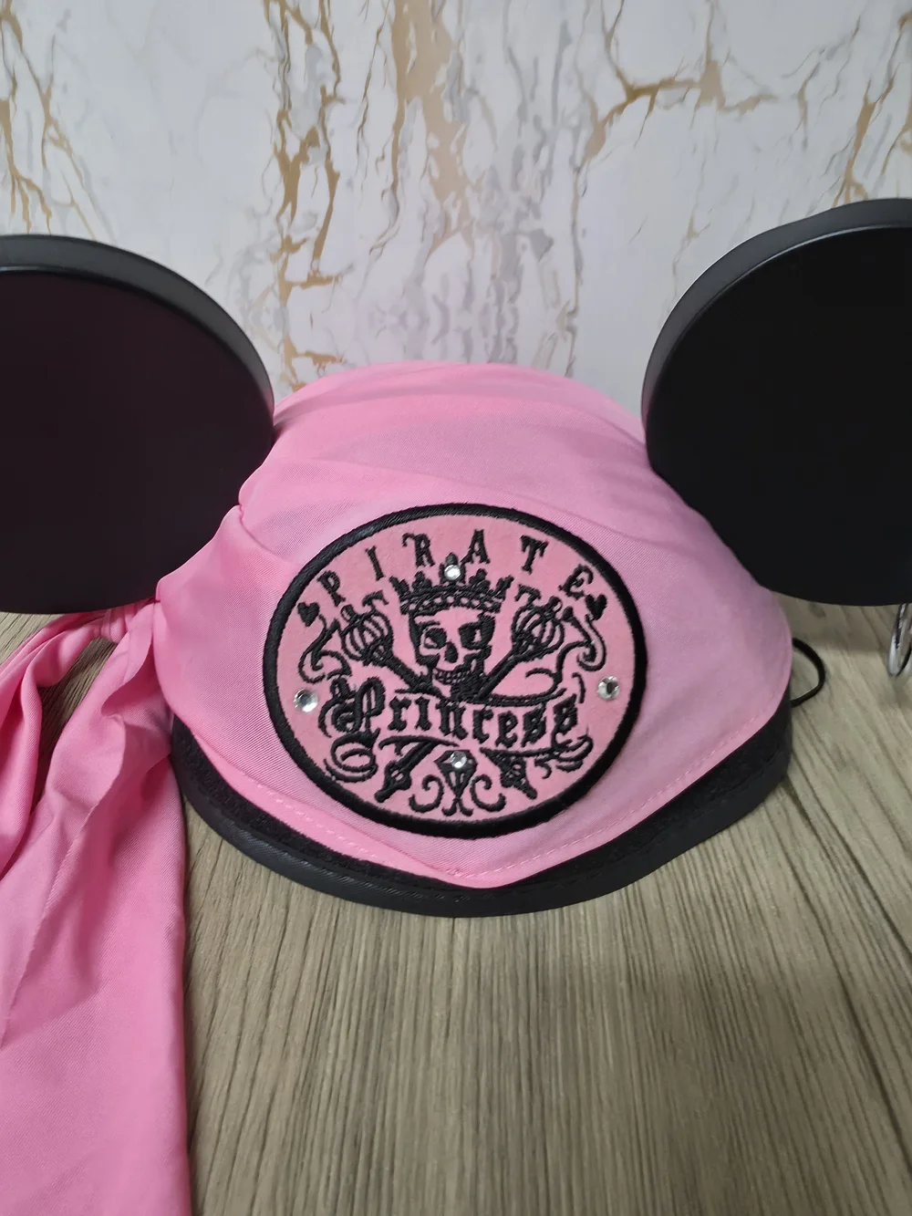 Pink Pirate Princess Kids Minnie Ears Hat